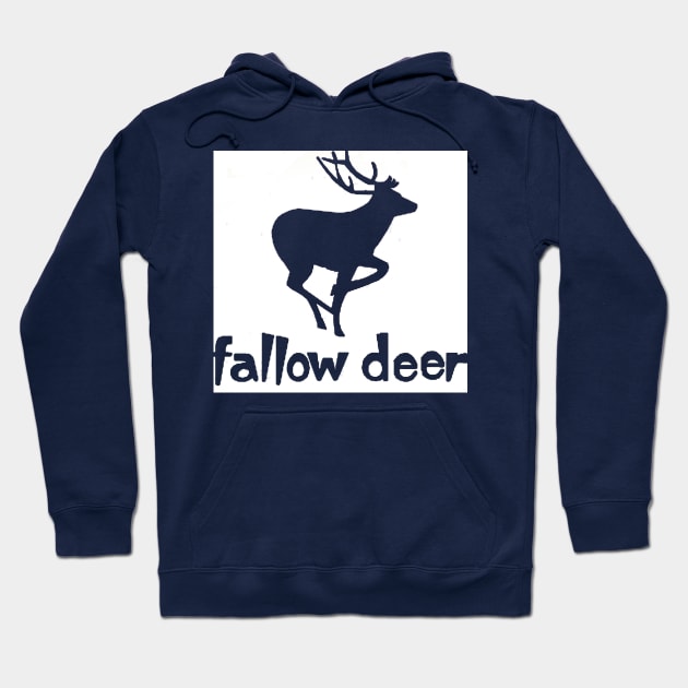 Fallow deer Hoodie by abloomdesigns